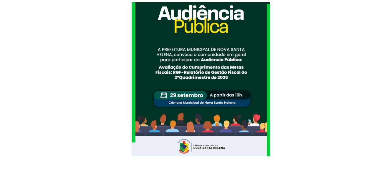 Audiência Pública RGF 2º Quadrimestre de 2025