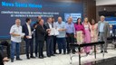 Comitiva de Nova Santa Helena vai à Cuiabá acompanhar assinatura do convênio de mais de R$ 7 milhões para asfaltamento de ruas do Bairro Bela Vista