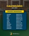 Confira o calendário das sessões da Câmara Municipal de Nova Santa Helena!