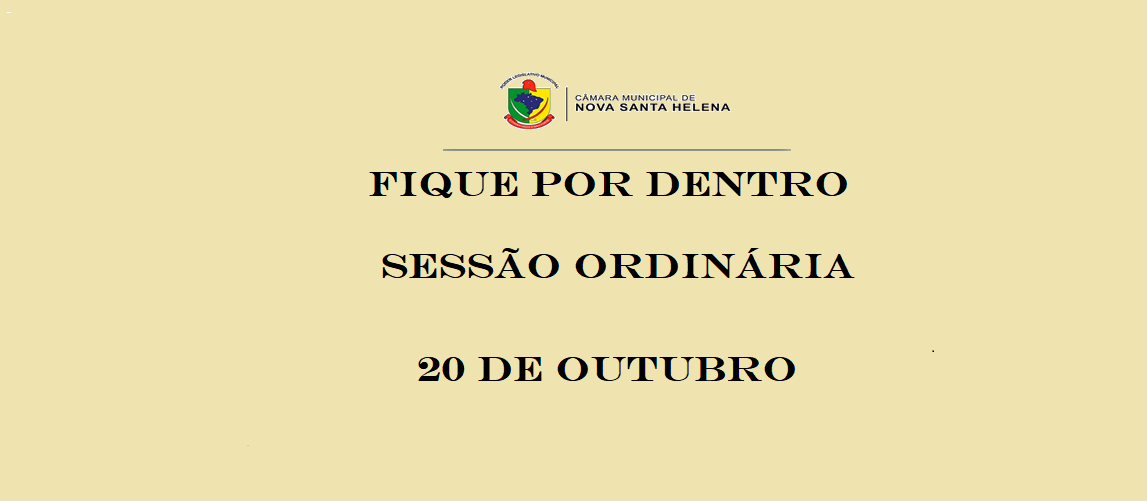 Saiba o que se passou na Sessão Ordinária de 20 de outubro de 2025. 