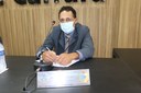 Vereador Jorge Cunha propõe repassar verba das diárias e viagens não usadas neste ano para combate ao Coronavírus no município
